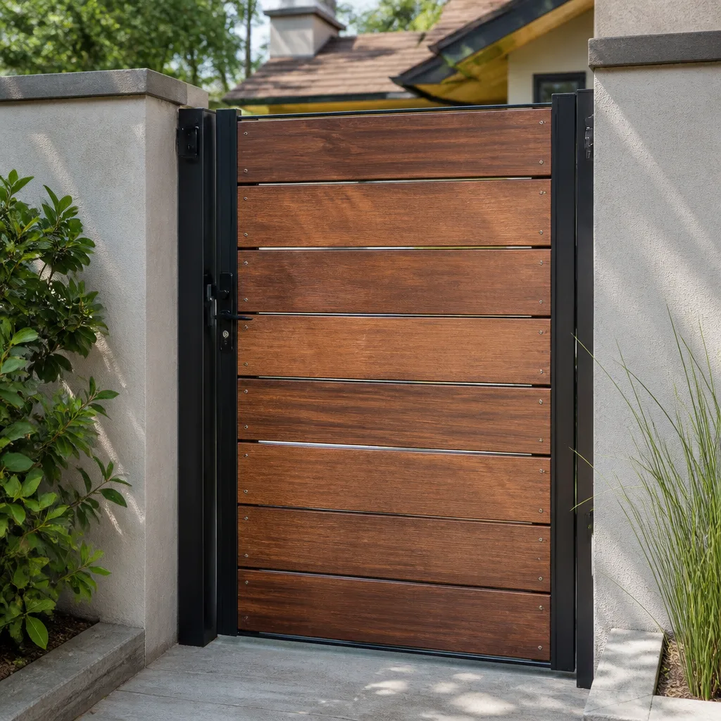 Wood & steel frame